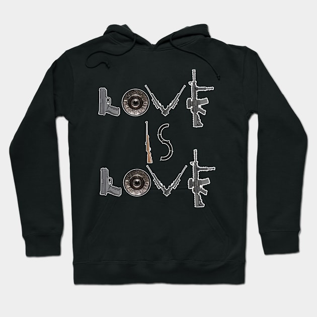 LOVE IS LOVE Hoodie by Views of my views